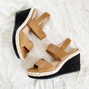 Eileen Fisher Maxi Wedge Sandal Size 6 New